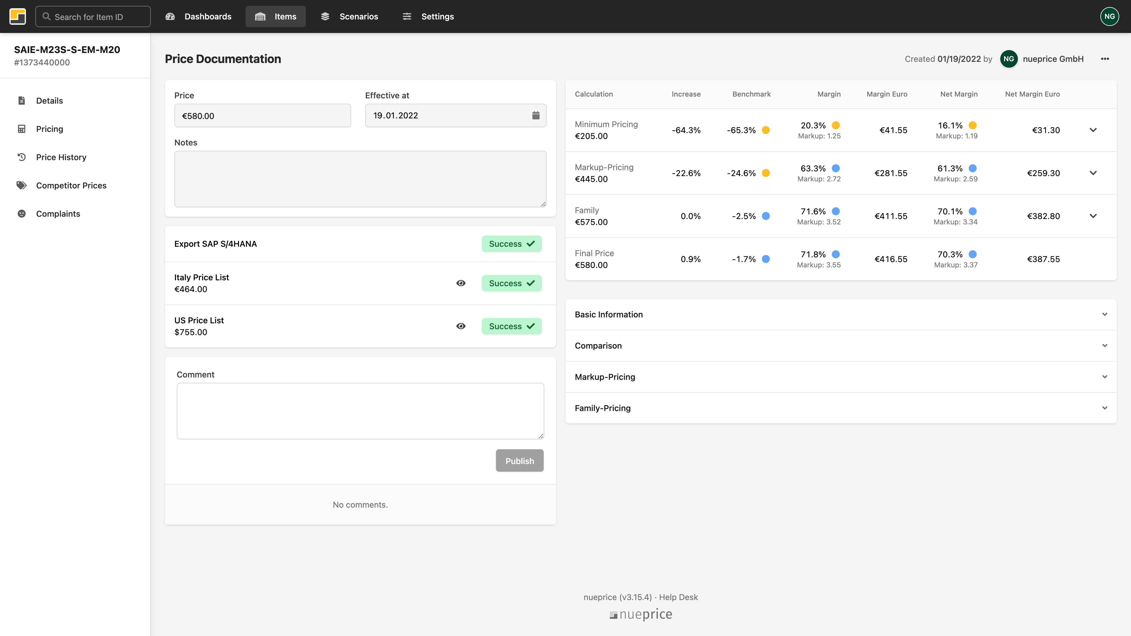 Review-Workflow mit ausstehender Freigabe